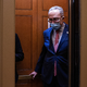 Senate Minority Leader Chuck Schumer (D-NY) heads back to his office after a press conference with Speaker of the House Nancy Pelosi (D-CA) on Capitol Hill on December 20, 2020 in Washington, DC. Republicans and Democrats in the Senate finally came to an agreement on the coronavirus relief bill and a vote is expected on Monday.